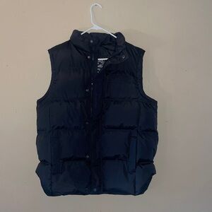 Black mens vest